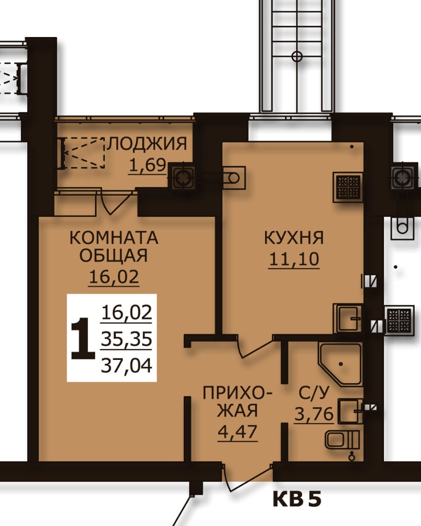 Продажа 1-комнатной квартиры, Иваново, Шубиных улица,  д.13а